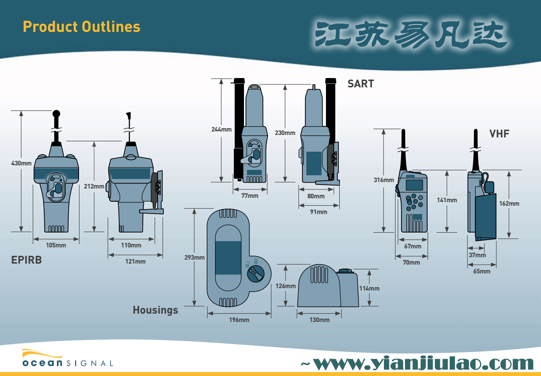 英国OCEAN SIGNAL V100 VHF双向无线电话GMDSS