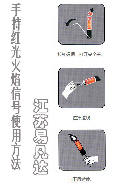 JHH-4船用红光火焰信号,手持红色发光信号