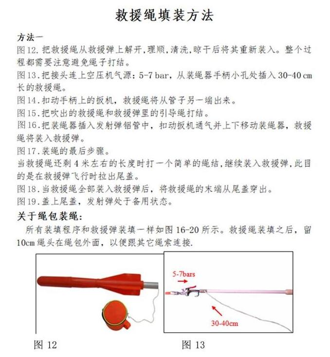 PTQ6.0-YFD100便携式救援抛投器,气动救生抛绳器