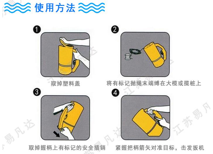 PSQ230船用救生抛绳器,好兄弟抛绳设备