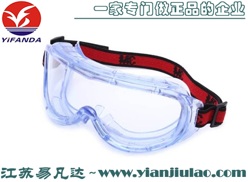 3M 1623AF亚洲款舒适型防化学防雾护目镜(无色镜片，防雾)