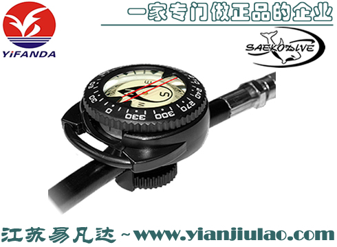 台湾saekodive 5560潜水方向表,夹管式指南针,潜水装备指北针