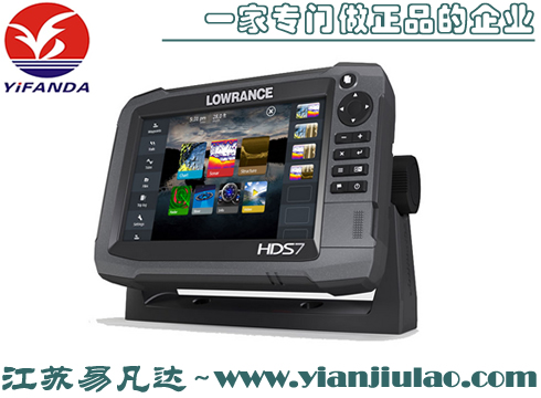  美国Lowrance劳伦斯HDS-7 Gen3触摸屏,游艇救生艇探鱼器/海图仪/水底成像