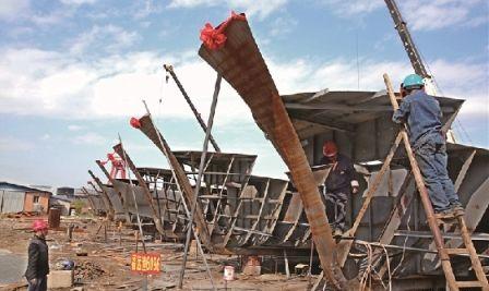 恒生船舶重工为非洲建造45艘渔船