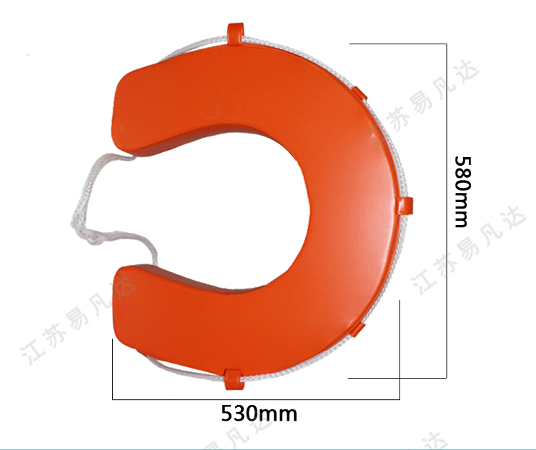 马蹄形救生圈、高档皮革救生圈、U形救生游泳成人救生圈