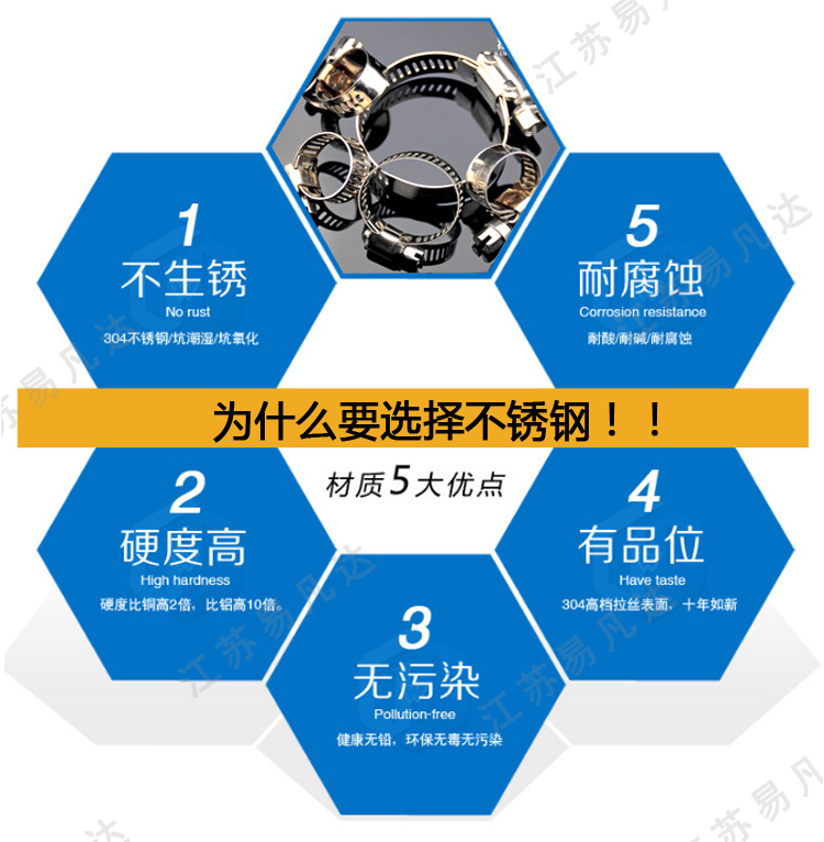 水带接扣不锈钢卡箍、皮龙带用卡箍、水龙带抱箍、消防水带304不锈钢喉箍