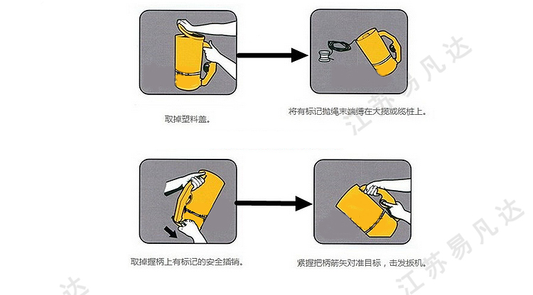 JH7-230-91船用救生抛绳器、自持式抛绳器、火药救援抛投器