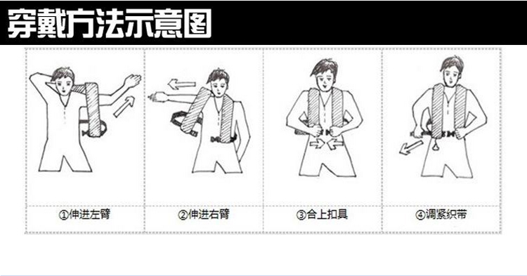 水面围脖式充气救生衣、YFDCQY-01气胀式救生衣、套头式自充气膨胀式救生衣